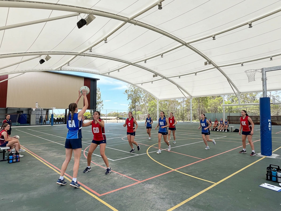 Netball Court Shade Structure