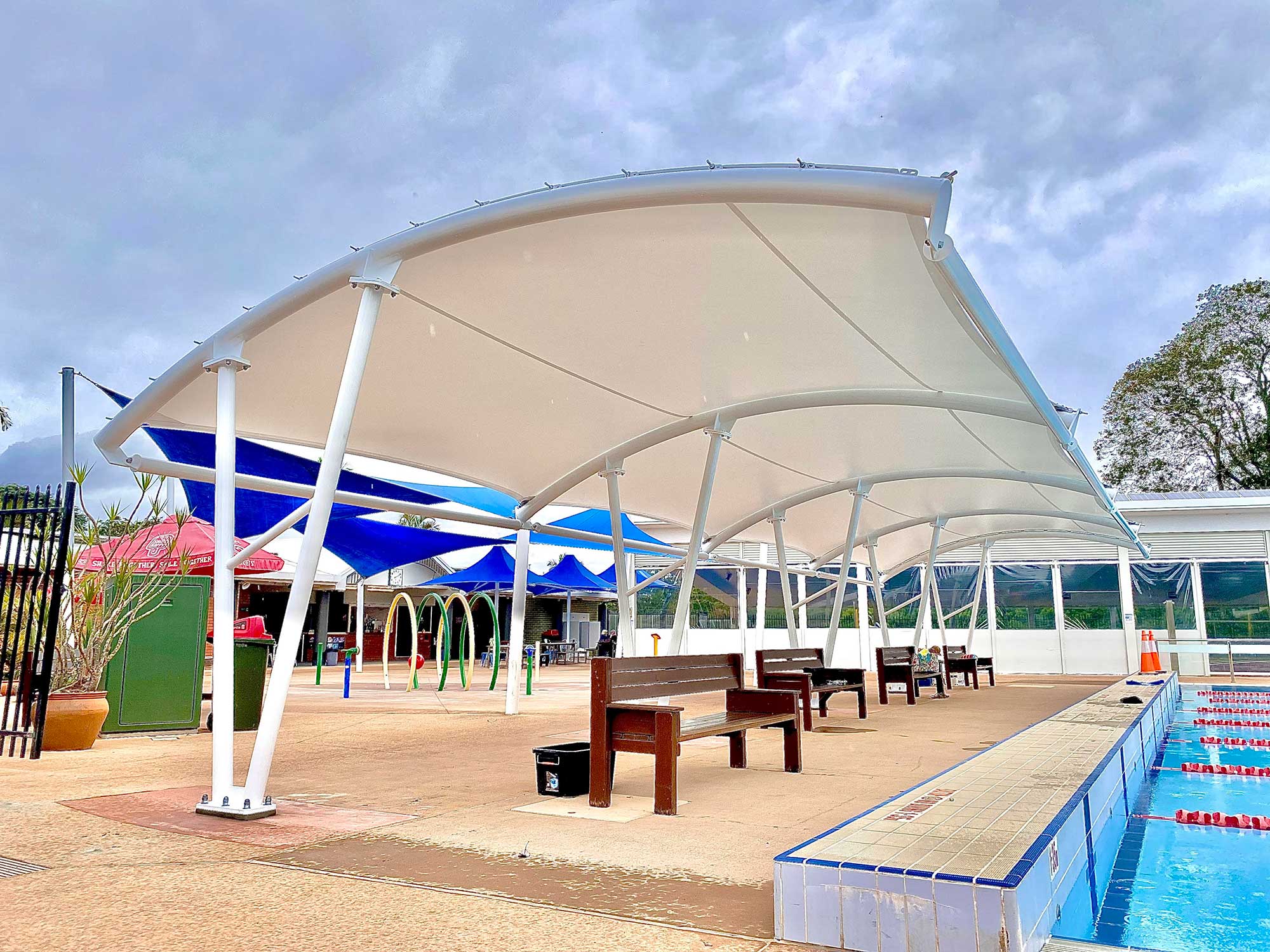 Aquatic Centre Cantilever Shade Structure