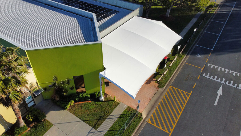 Cantilever Shade Structure on the Gold Coast