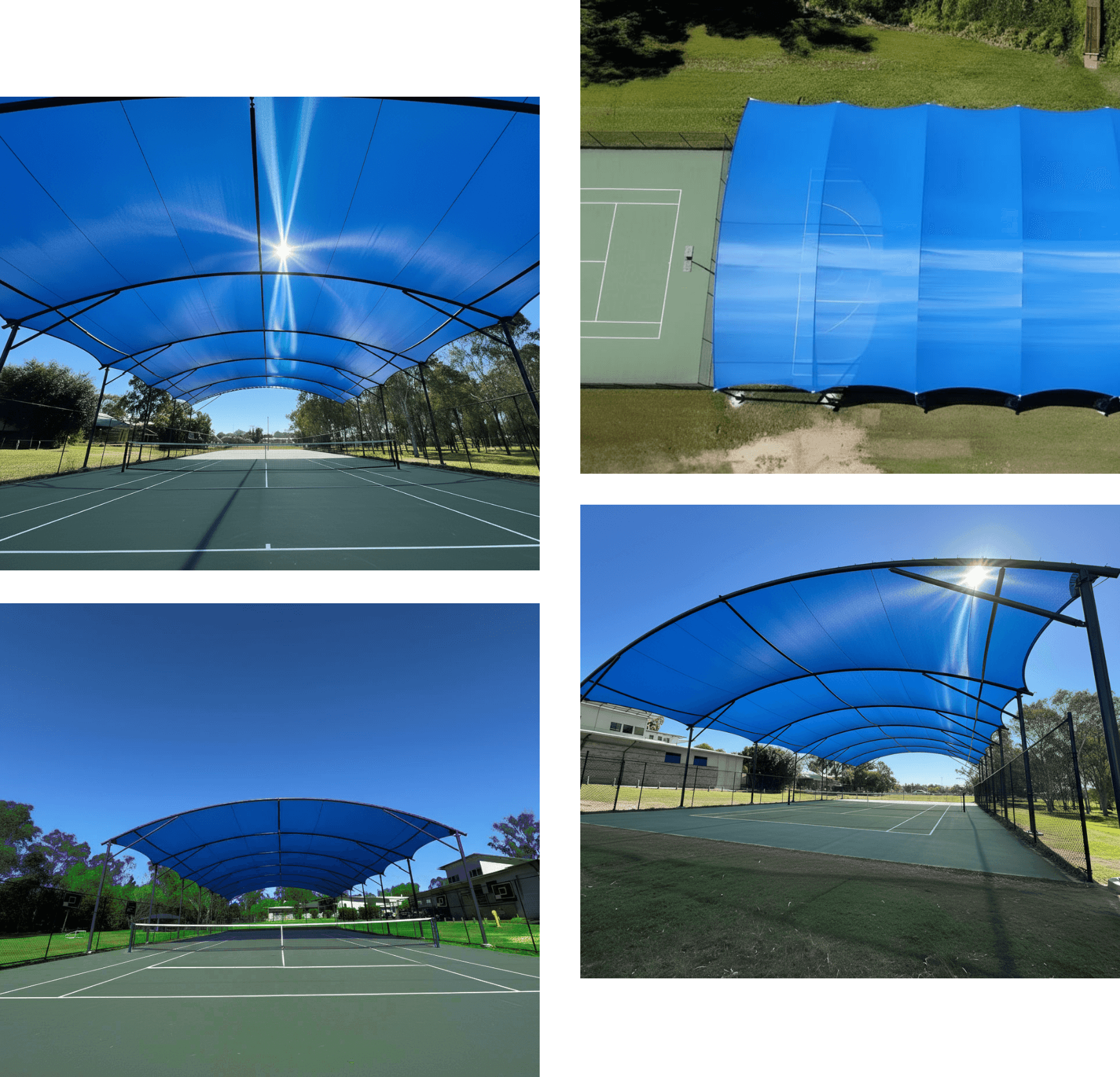 Tennis Court Shade Structure