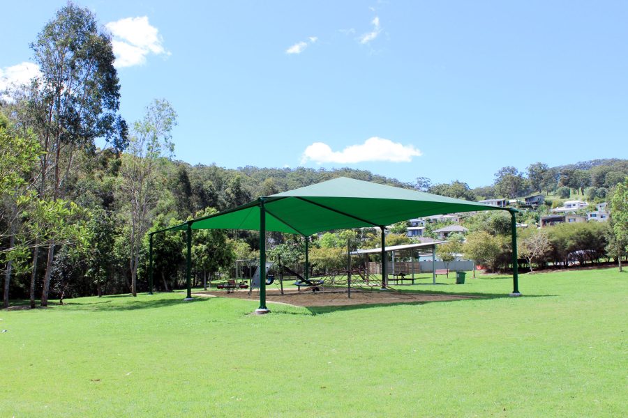 Outdoor shade installation